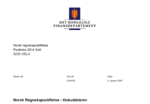 Tilskudd til standardsettingen